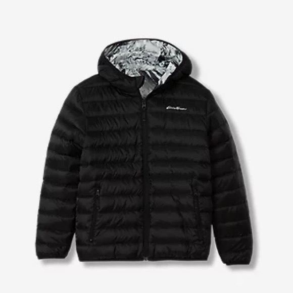 Eddie Bauer Jackets & Coats Boys Reversible Cirruslite Down Hooded Jacket Poshmark